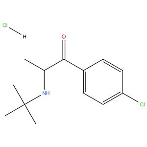 2-(tert-butylamino)-4'-chloropropiophenone hydrochloride
