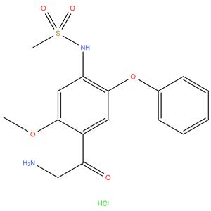N-(4-(2-Aminoacetyl)-5-methoxy-2-phenoxyphenyl)methanesulfonamide hydrochloride