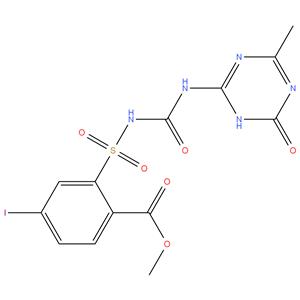 methyl 4-iodo-2-{[(4-methyl-6-oxo- 1,6-dihydro-
1,3,5-triazin-2- yl)carbamoyl]sulfamoyl}benzoate