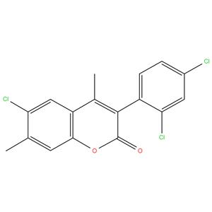 6-Chloro-3(2,4-Dichloro Phenyl)-4,7-Dimethyl Coumarin