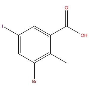 3-BROMO-5-IODO-2-METHYL BENZOIC ACID