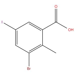 3-BROMO-5-IODO -2-METHYL BENZOIC ACID