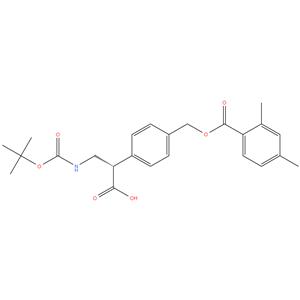 (S)-3-(tert-butoxycarbonyl)-2-(4-((2,4-dimethylbenzoyloxy) methyl)phenyl)propanoic acid