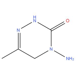 4-amino-6-methyl-4,5-dihydro-1,2,4- triazin-3(2H)-one