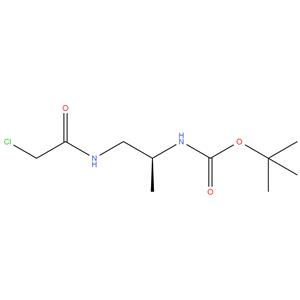 tert - butyl ( S ) - ( 1- ( 2 - chloroacetamido ) propan - 2 - yl ) carbamate