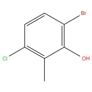 6-Bromo-3-chloro-2-methylphenol