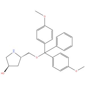 (3R,5S)-5-[[Bis(4-methoxyphenyl)phenylmethoxy]methyl]-