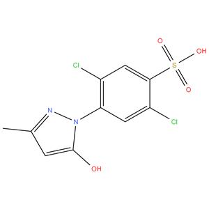 2,5 DICHLORO-4-SULFO-PHENYL METHYL PYRAZOLONE (2,5 DCSPMP)