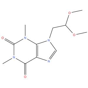 9- ( 2,2 - dimethoxyethyl ) -1,3 - dimethyl - 3,9 - dihydro - 1H - purine - 2,6 - dione