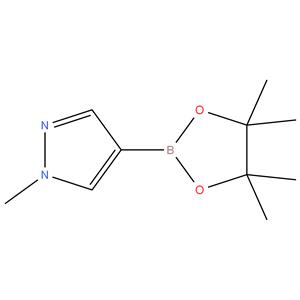 1-methyl-4-(4,4,5,5-tetramethyl-1,3,2-dioxaborolan-2-yl)-
1H-pyrazole