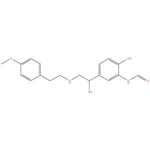 N-[2-Hydroxy-5-[(1RS)-1-hydroxy-2-[[2-(4- methoxyphenyl)ethyl]amino]ethyl]phenyl] formamide