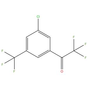 1-(3-chloro-5-(trifluoromethyl)phenyl)-2,2,2-trifluoroethanone
