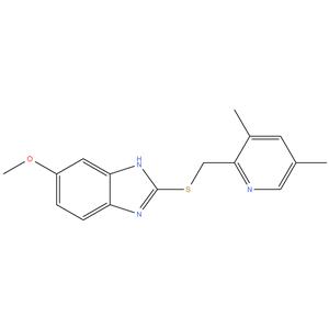 2 - ( ( ( 3,5 - dimethylpyridin - 2 - yl ) methyl ) thio ) -5 - methoxy - 1H - benzo [ d ] imidazole