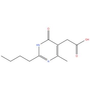 2-Butyl-1,6-dihydro-4-methyl-6-oxo-5-Pyrimidineacetic acid