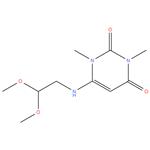 6 - ( ( 2,2 - dimethoxyethyl ) amino ) -1,3 - dimethylpyrimidine - 2,4 ( 1H , 3H ) -dione