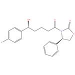 (4R)-3-[(5S)-5-(4-fluorophenyl)-5- hydroxypentanoyl]-4-phenyl-1,3-oxazolidin-2-one