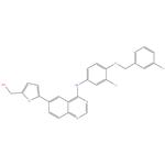 ( 5- ( 4 - ( ( 3 - chloro - 4 - ( ( 3 - fluorobenzyl ) oxy ) phenyl ) amino ) quinazolin - 6 - yl ) furan - 2 - yl ) metha