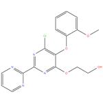 2-(6-chloro-5-(2-methoxyphenoxy)-2-(pyrimidin-2-yl)pyrimidin-4-yloxy)ethanol