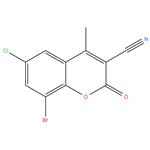 8-Bromo-6-Chloro-3-Cyano-4-Methyl Coumarin