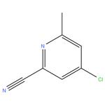 4-Chloro-2-cyano-6-methylpyridine