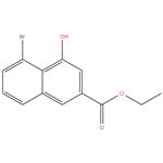 2-Naphthalenecarboxylic acid,  5-bromo-4-hydroxy-, ethyl ester