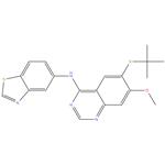 | N- ( 6- ( tert - butylthio ) -7 - methoxyquinazolin - 4 - yl ) benzo [ d ] thiazol - 5 - amine