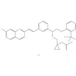 sodium (S,E)-2-(1-(((1-(3-(2-(7-chloroquinolin-2- yl)vinyl)phenyl)-3-(2-(2-hydroxypropan-2- yl)phenyl)propyl)thio)methyl)cyclopropyl)acetate