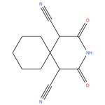 2,4-dioxo-3-azaspiro[5.5]undecane-1,5-dicarbonitrile