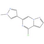 4-chloro-6-(1-methyl-1H-pyrazol-4-yl)pyrazolo[1,5-a]pyrazine