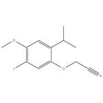 2-[5-Iodo-4-methoxy-2-(propan-2-yl)phenoxy]acetonitrile