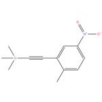 trimethyl ( ( 2 - methyl - 5 - nitrophenyl ) ethynyl ) silane