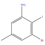 3-BROMO-2-IODO-5- METHYL ANILINE