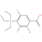 2-bromo-3,5-difluoro-4-(triethylsilyl)benzoic acid