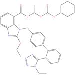 1-(((Cyclohexyloxy)carbonyl)oxy)ethyl 2-ethoxy-1-((2'- (1-ethyl-1H-tetrazol-5-yl)-[1,1'-biphenyl]-4-yl)methyl)- 1H-benzo[d]imidazole-7-carboxylate