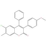 6-Chloro-3(4-Methoxy Phenyl)-4-Methyl Coumarin