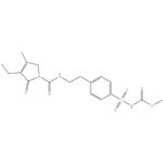 Methyl N-[4-[2-[(4-ethyl-3-methyl-5-oxo-2H-pyrrole-1- carbonyl)amino]ethyl]phenyl]sulfonyl carbamate