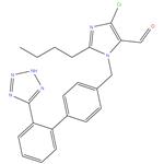 Losartan EP Impurity K
Losartan USP RC C ; Losartan Aldehyde ; 2-Butyl-4-chloro-1-[p- (o-1H-tetrazol-5-ylphenyl)benzyl]imidazole-5-formaldehyde