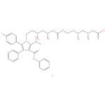 (3R,5R)-7-[[(3R,5R)-7-[2-(4-Fluorophenyl)-5-(1-methylethyl)-3-phenyl-4-[(phenylamino)carbonyl]-1H-pyrrol-1-yl]-3,5-dihydroxy-1-oxoheptyl]amino]-3,5-dihydroxy-heptanoic Acid Calcium Salt