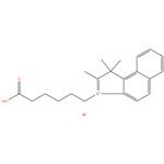 3- ( 5 - carboxypentyl ) -1,1,2 - trimethyl - 1H - benzo [ e ] indol - 3 - ium bromide