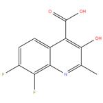 7,8-difluoro-3-hydroxy-2-methylquinoline-4-carboxylic acid