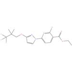 ethyl 2 - chloro - 6- ( 3- ( 3,3,3 - trifluoro - 2,2 - dimethylpropoxy ) -1H - pyrazol - 1 - yl ) nicotinate