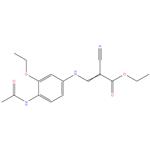 3-(4-acetamido-3-ethoxyaniline)-2-cyanopropenoic acid ethyl ester