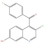 (3-chloro-7-hydroxyquinolin-4-yl)(4-fluorophenyl)methanone