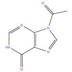 9-Acetyl-1H-purin-6(9H)-one