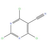 2,4,6-tri chloro 5-cyano pyrimidine