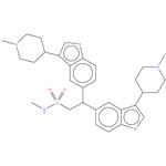 N-methyl-2,2-bis(3-(1-methylpiperidin-4-yl)-1H-indol-5- yl)ethane-1-sulfonamide