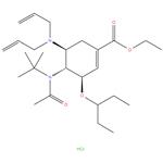 (3R,4R,5S)-4-N-Acetyl(1,1-dimethylethyl)amino-5-N,N-diallylamino-3-(1-ethylpropoxy)-1-cyclohexene-1-carboxylic acid ethyl ester monohydrochloride