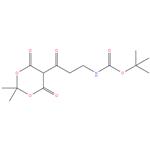 tert - butyl ( 3- ( 2,2 - dimethyl - 4,6 - dioxo - 1,3 - dioxan - 5 - yl ) -3 - oxopropyl ) carbamate