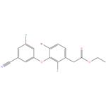 [4-bromo-3-(3-chloro-5-cyanophenoxy)-2-fluorophenyl]acetic acid ethyl ester