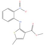 3-THIOPHENECARBOXYLIC ACID-5-METHYL-2-{2-(NITROPHENYL)AMINO}METHYL ESTER